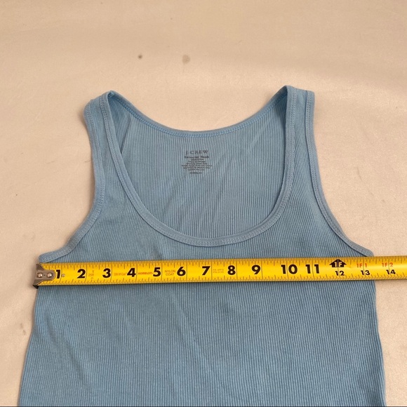 J Crew light blue Favorite tank top M - Picture 4 of 6